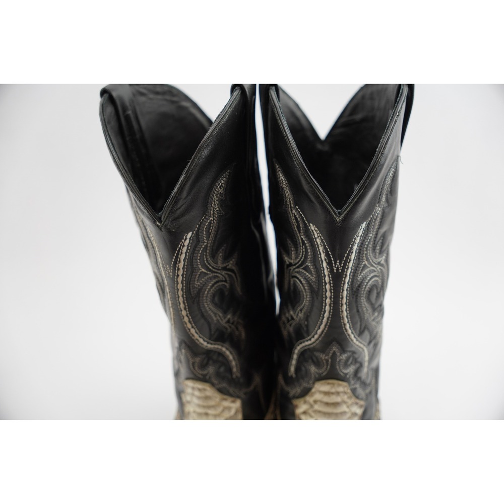 J.B. Dillon Reserve JBR1001 Gray Python Cowboy Bo… - image 4